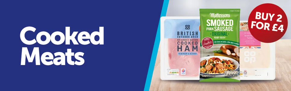 Cooked Meats 2 for £4
