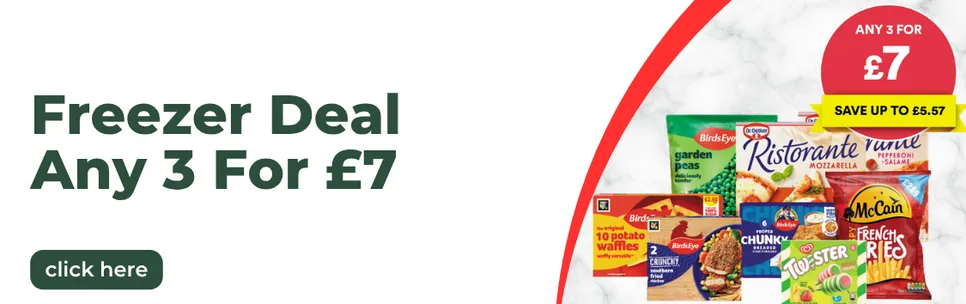 Costcutter 3 for £7 freezer deal