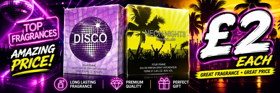 DISCO & NEON LIGHTS £2 PERFUME