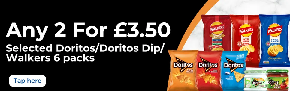 Doritos/Doritos Dip/Walkers - Any 2 For