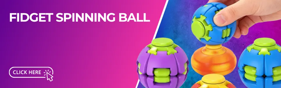 FIDGET SPINNING BALL STRESS RELIEF TOY