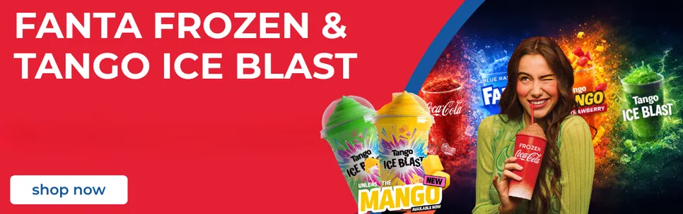 Fanta Frozen & Tango Ice Blast 