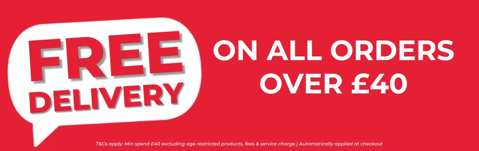 Free del over £40 - all stores