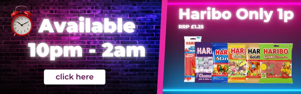 Haribo Only 1p 10pm - 2am