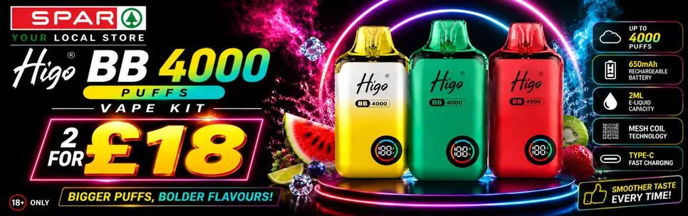Higo BB 4000 Puffs Vape Kit
