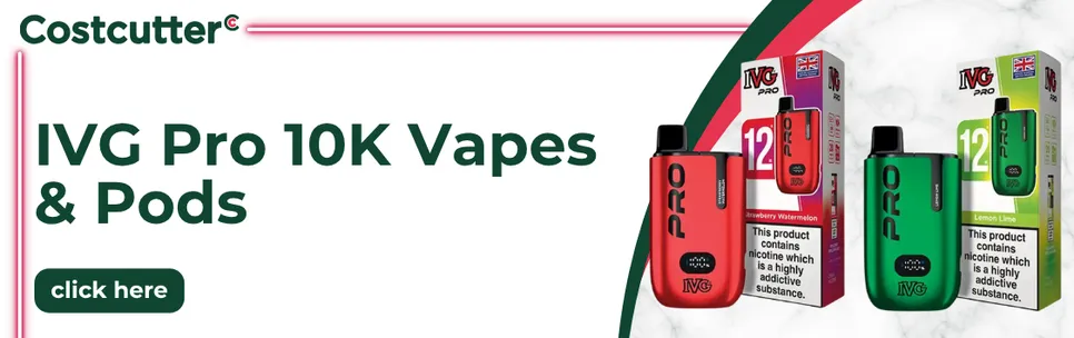 IVG PRO 10K PUFF VAPE / POD