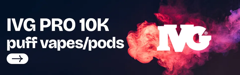 IVG PRO 10K PUFF VAPES / PODS