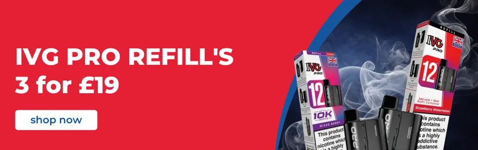 IVG Pro Refill`s  3 for £19