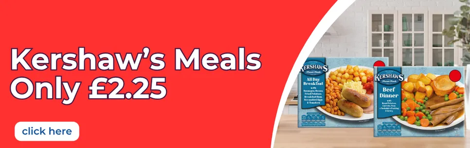 Kershaw Ready Meals £2.25