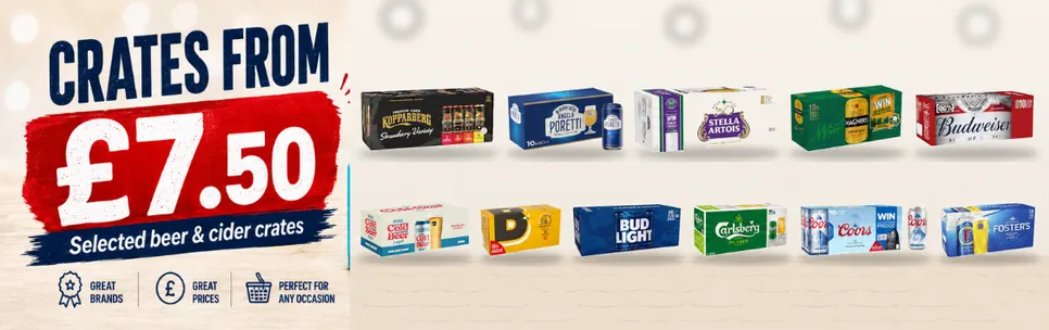 Lager/Ciders Crates