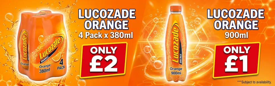 Lucozade Energy Mega Deals
