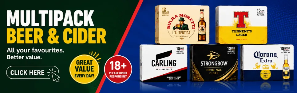 Multipack beer and cider