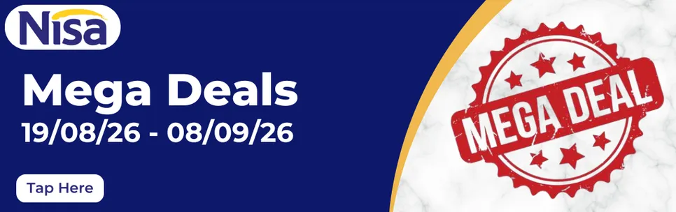 Nisa Mega Deals 19/08/26 - 08/09/26