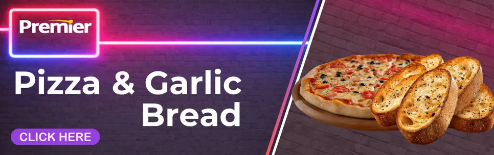 Pizza & Garlic Bread