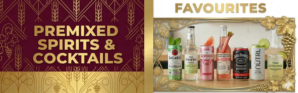 Premixed sprits& cocktail new