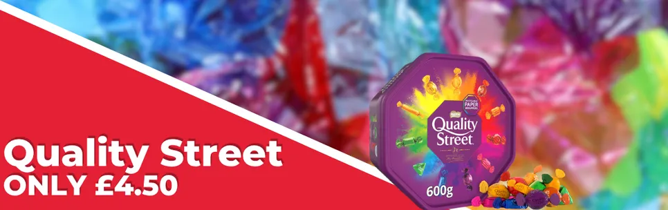 QUALITY STREET TUB £4.50