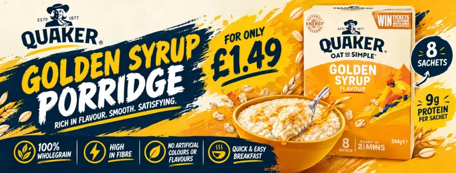Quaker OAT Golden Syrup