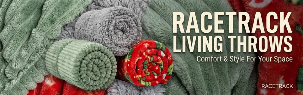RACETRACK LIVING THROWS