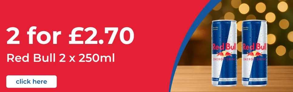 Red Bull 250ml 2 for £2.70