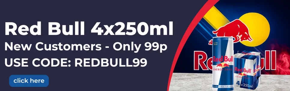 Redbull 4 Pack -  New Customer Deal JUST 99p