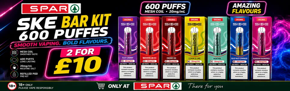 SKE Bar 600 Prefilled Pod Kit