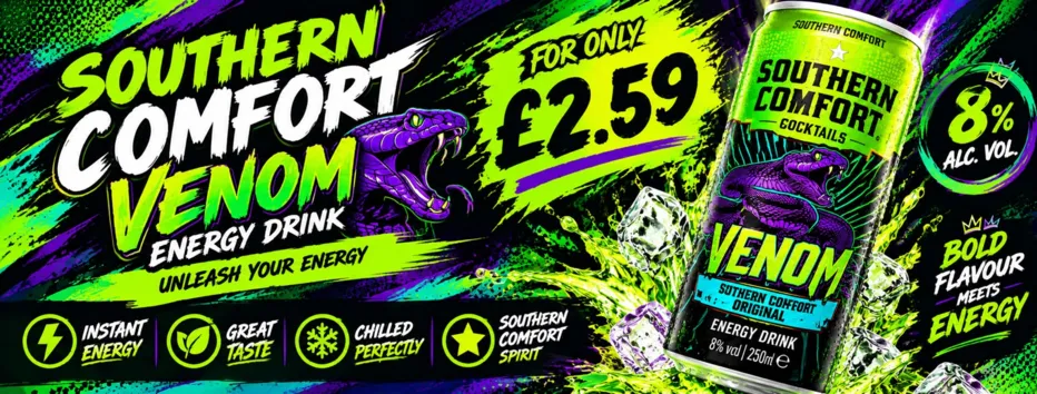 Southern Comfort Venom Cocktails