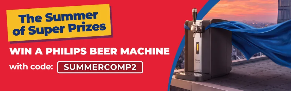 Summer of Super Prizes: WIN A PHILIPS BEER MACHINE