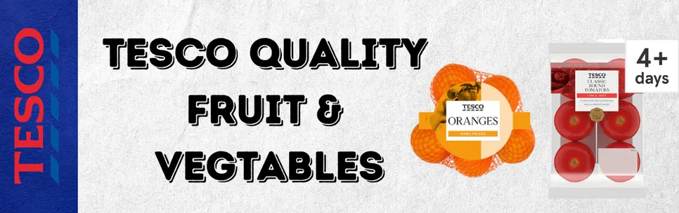 TESCO QUALITY FRUIT N VEG