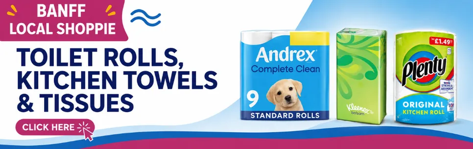 Toilet Rolls, Kitchen Towels & Tissues