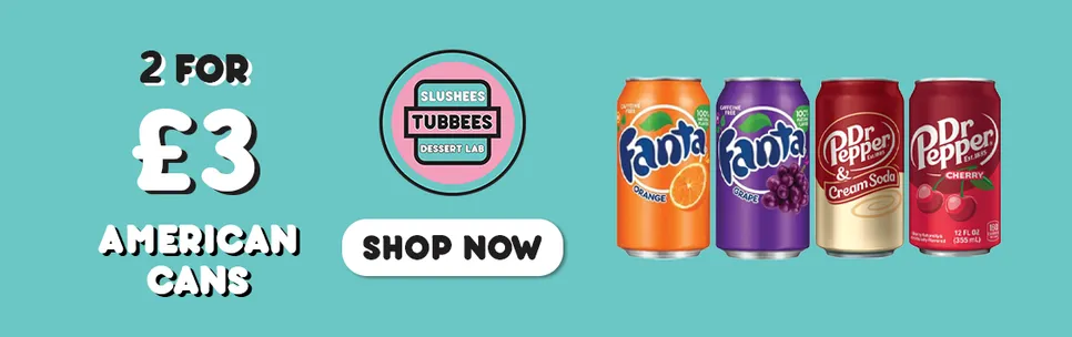 USA Fizzy Drink Imported Cans 355ml, Any 2 For £3 Deal