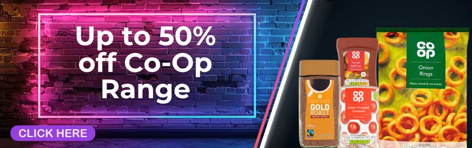 Up to 50% off Co-Op Range