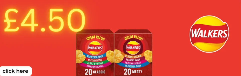Walkers 20 Pack Variety
