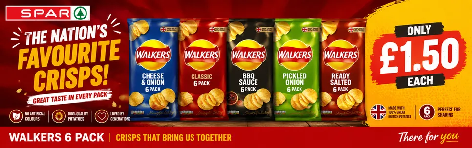 Walkers 6x25g