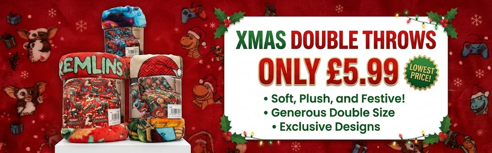  XMAS DOUBLE THROWS ONLY £5.99