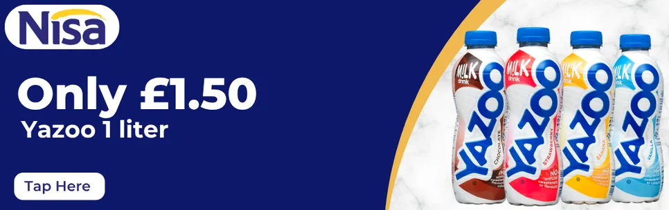 Yazoo 1liter £1.50