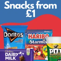 Snacks from £1 category