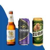 Beers, Lagers, Ciders and Stouts category