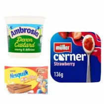 Yoghurts & Desserts category