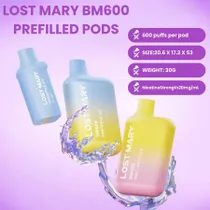 Lost Marry 600 Puff Prefilled Pod Kit category