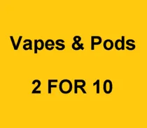 Vapes And Pods 2 for £10 category