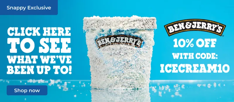 10% off Ben & Jerry's Ice Cream