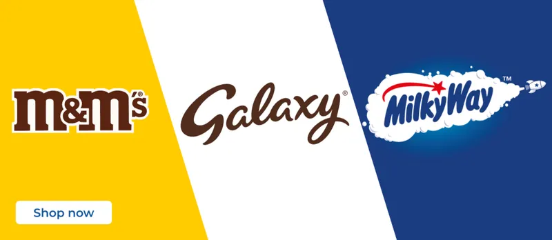 M&M's, MilkyWay & Galaxy Chocolate