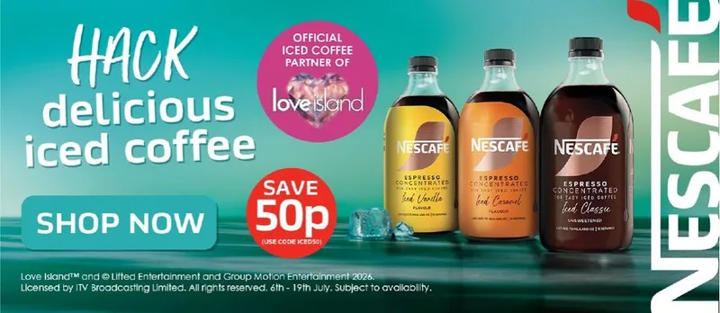 50p off Nescafe Iced Concentrate & Core