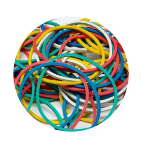 Coloured Elastic Bands 100g
