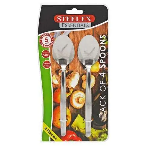 Steelex Essentials  Tea Spoons 4 Pieces