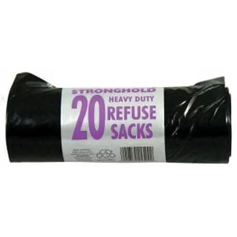 Stronghold Heavy Duty Sacks 20 Pack