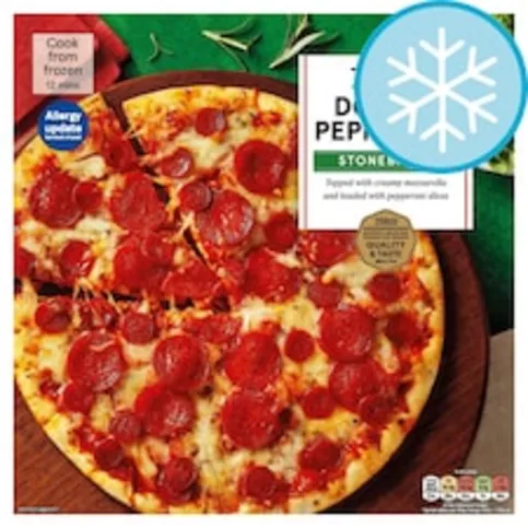 Tesco Stone Baked American Pepperoni Pizza 311g