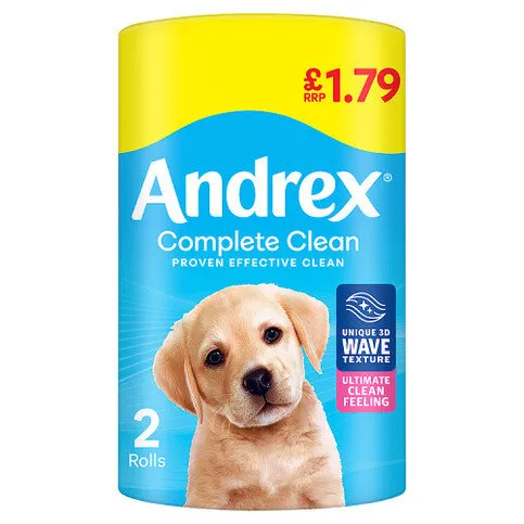 Andrex 2 Complete Clean Rolls