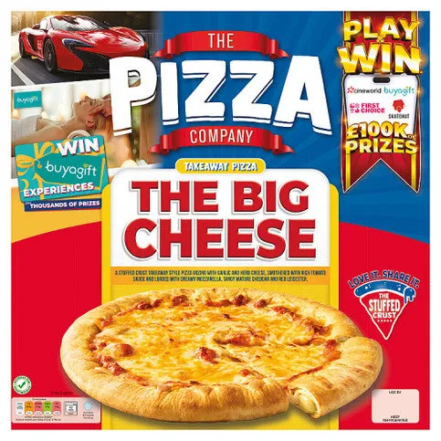 The Pizza Company Takeaway Pizza The Big Cheese 611g