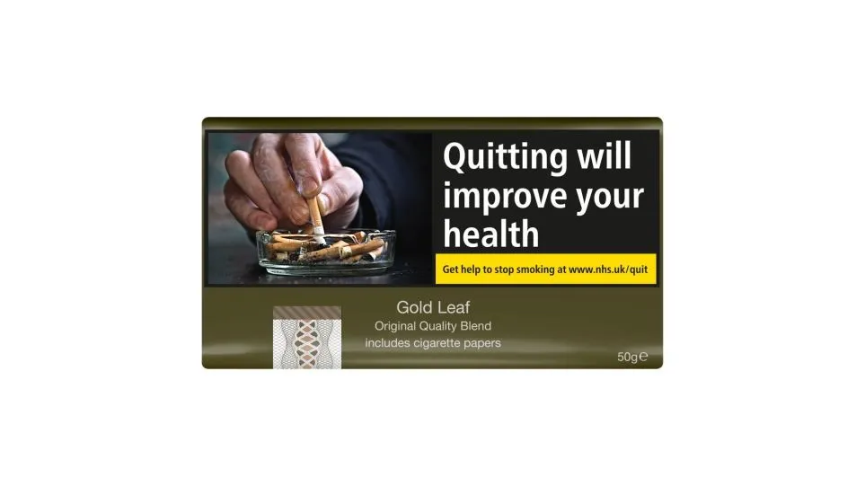Gold Leaf JPS Quality Blend Tobacco 50g Includes Cigarette Papers